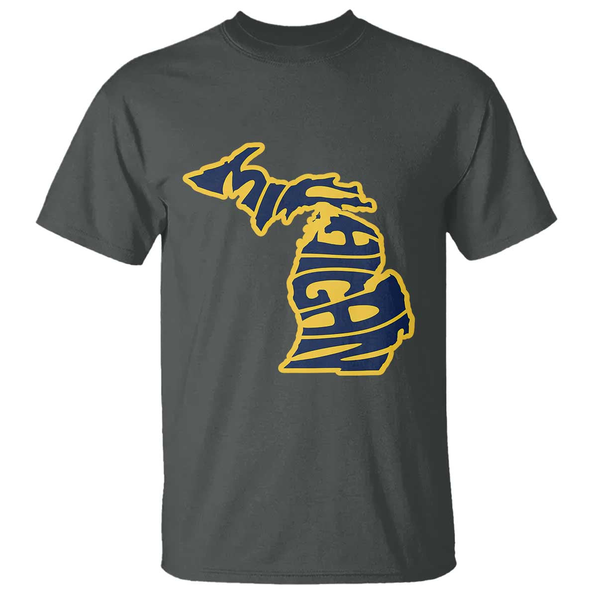 Michigan Lover State Map Pride Souvenir Gift T Shirt