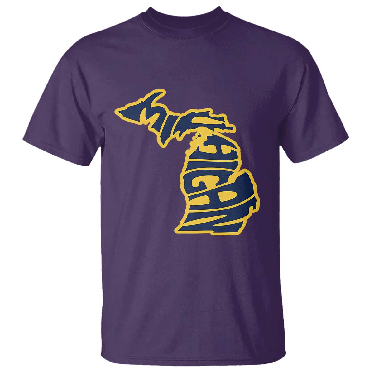 Michigan Lover State Map Pride Souvenir Gift T Shirt