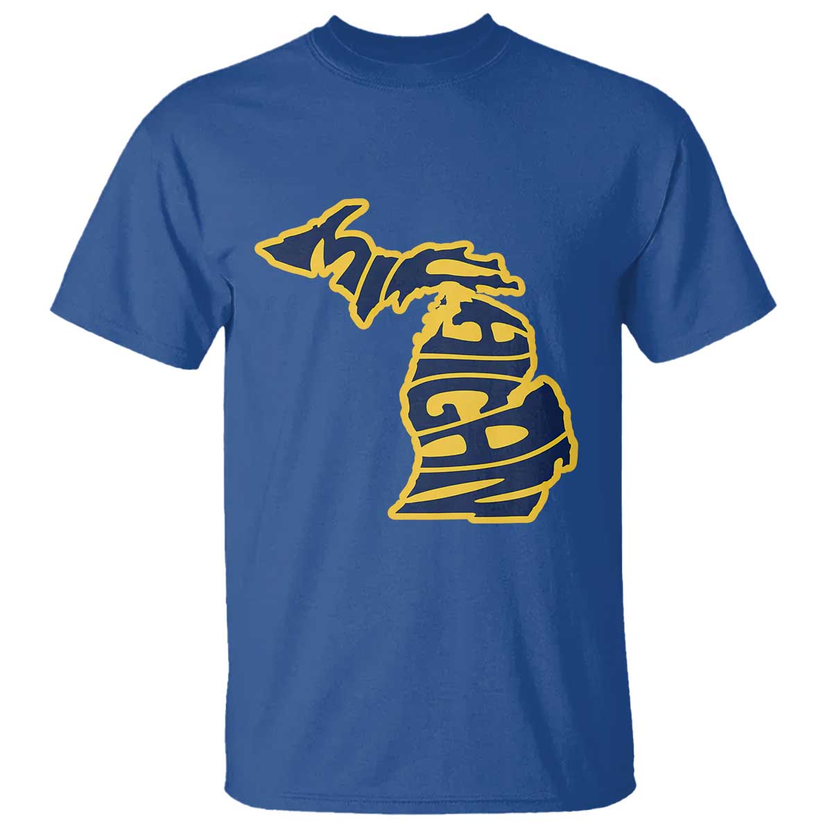 Michigan Lover State Map Pride Souvenir Gift T Shirt