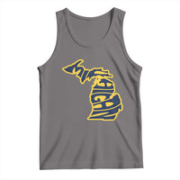 Michigan Lover State Map Pride Souvenir Gift Tank Top