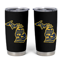 Michigan Lover State Map Pride Souvenir Gift Tumbler Cup