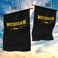 Michigan 2026 Basketball Victory Garden Flag Champions Pride Fan Gift
