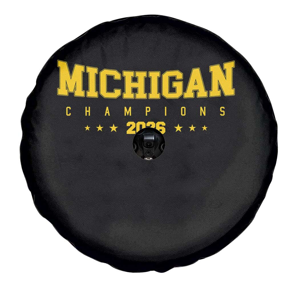 Michigan 2026 Basketball Victory Spare Tire Cover Champions Pride Fan Gift