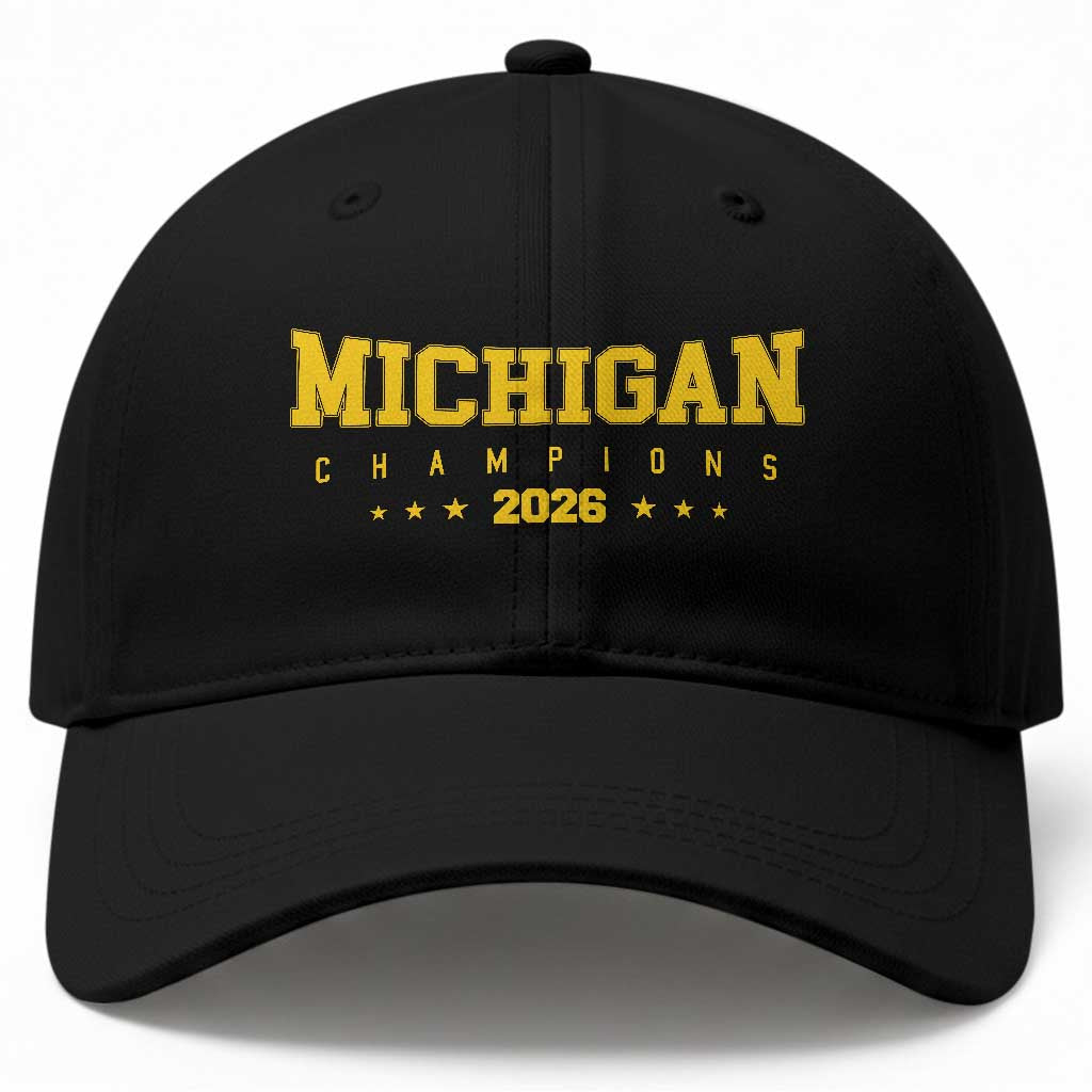 Michigan 2026 Basketball Victory Baseball Cap Champions Pride Fan Gift