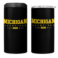 Michigan 2026 Basketball Victory 4 in 1 Can Cooler Tumbler Champions Pride Fan Gift