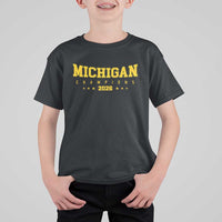 Michigan 2026 Basketball Victory T Shirt For Kid Champions Pride Fan Gift