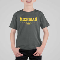 Michigan 2026 Basketball Victory T Shirt For Kid Champions Pride Fan Gift