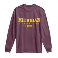 Michigan 2026 Basketball Victory Long Sleeve Shirt Champions Pride Fan Gift