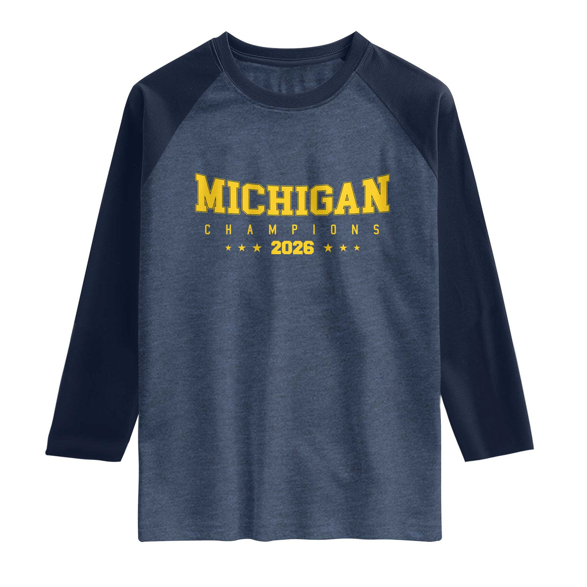 Michigan 2026 Basketball Victory Raglan Shirt Champions Pride Fan Gift