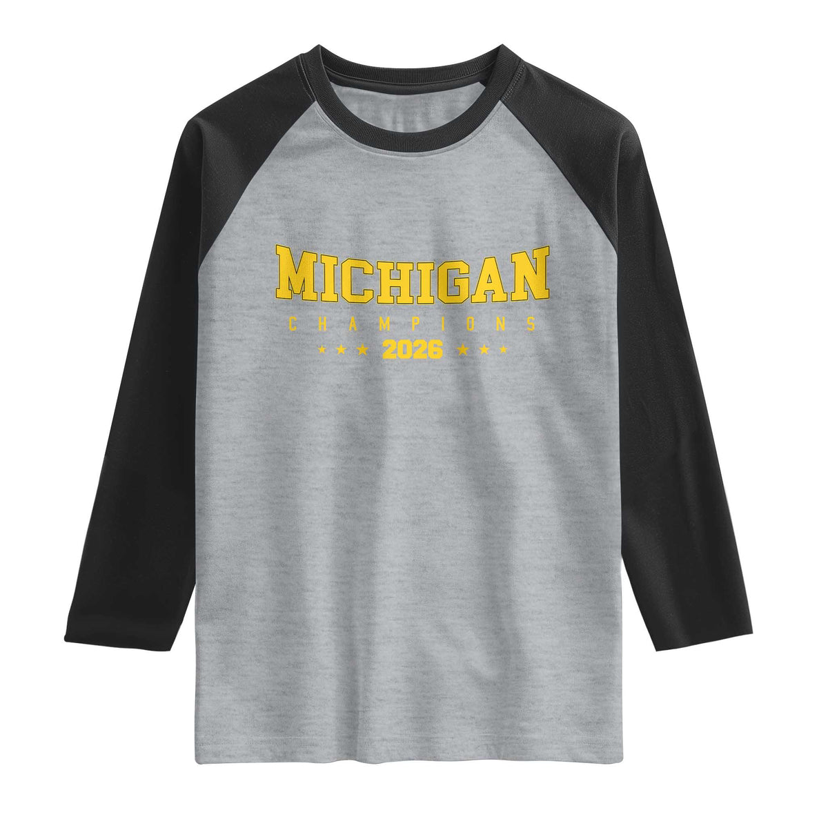 Michigan 2026 Basketball Victory Raglan Shirt Champions Pride Fan Gift