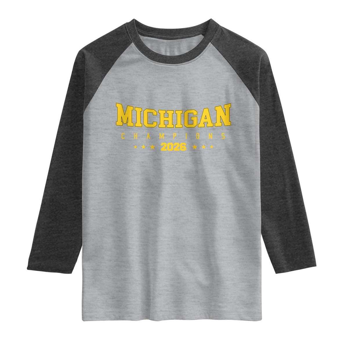 Michigan 2026 Basketball Victory Raglan Shirt Champions Pride Fan Gift