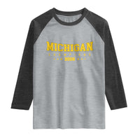 Michigan 2026 Basketball Victory Raglan Shirt Champions Pride Fan Gift