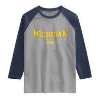 Michigan 2026 Basketball Victory Raglan Shirt Champions Pride Fan Gift