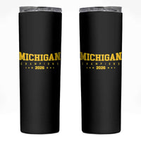 Michigan 2026 Basketball Victory Skinny Tumbler Champions Pride Fan Gift
