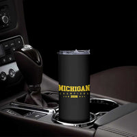 Michigan 2026 Basketball Victory Skinny Tumbler Champions Pride Fan Gift