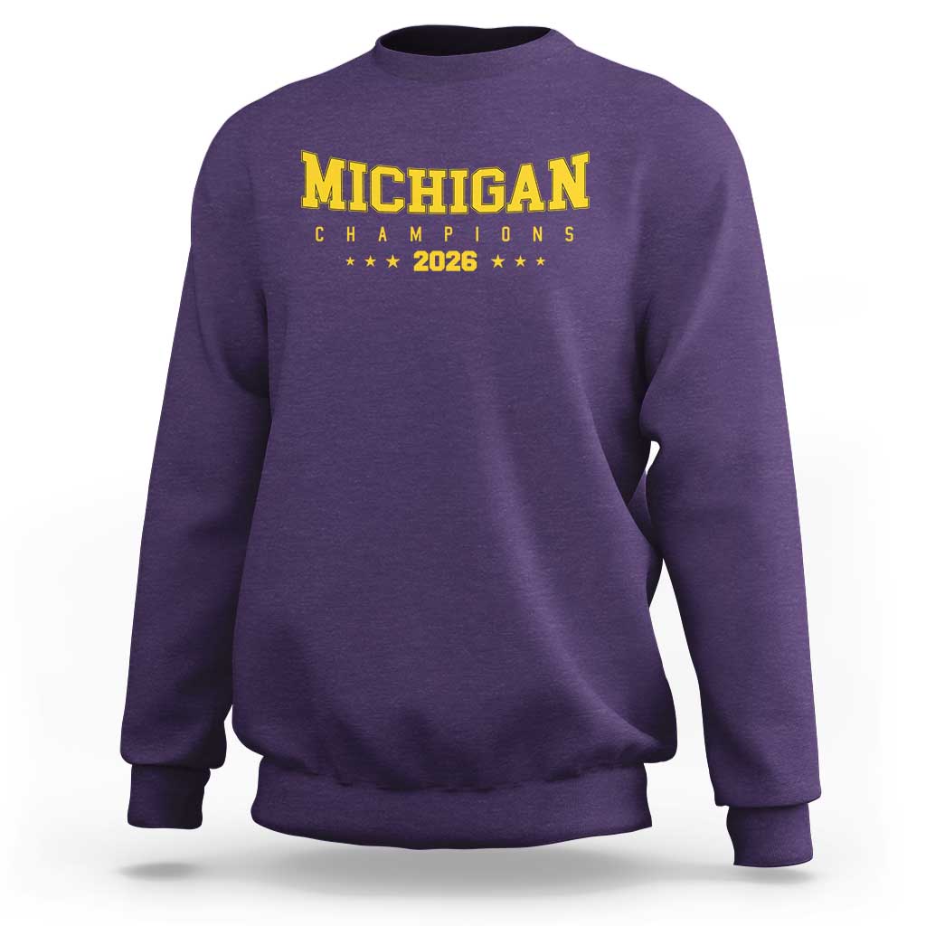 Michigan 2026 Basketball Victory Sweatshirt Champions Pride Fan Gift