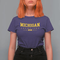 Michigan 2026 Basketball Victory T Shirt For Women Champions Pride Fan Gift