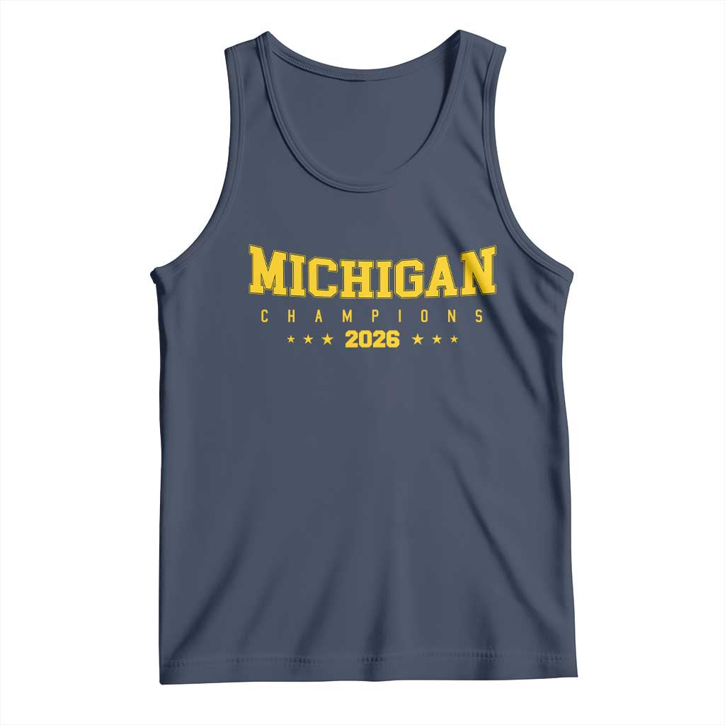 Michigan 2026 Basketball Victory Tank Top Champions Pride Fan Gift