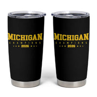 Michigan 2026 Basketball Victory Tumbler Cup Champions Pride Fan Gift