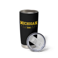 Michigan 2026 Basketball Victory Tumbler Cup Champions Pride Fan Gift