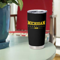 Michigan 2026 Basketball Victory Tumbler Cup Champions Pride Fan Gift