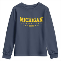 Michigan 2026 Basketball Victory Youth Sweatshirt Champions Pride Fan Gift