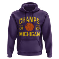 Michigan Hoops Champions Graphic Hoodie 2026 Basketball Victory Pride