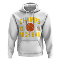 Michigan Hoops Champions Graphic Hoodie 2026 Basketball Victory Pride