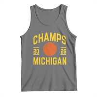 Michigan Hoops Champions Graphic Tank Top 2026 Basketball Victory Pride