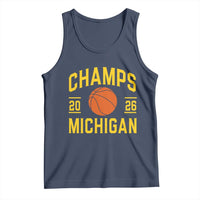 Michigan Hoops Champions Graphic Tank Top 2026 Basketball Victory Pride