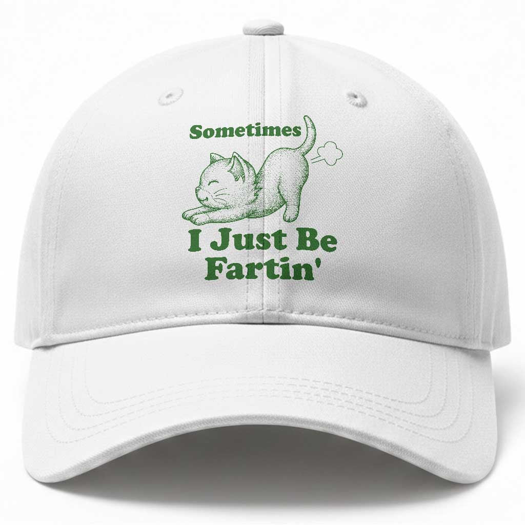 Funny Cat Sometimes I Just Be Fartin Baseball Cap Pet Lover