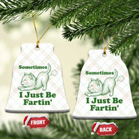 Funny Cat Sometimes I Just Be Fartin Ceramic Ornament Pet Lover