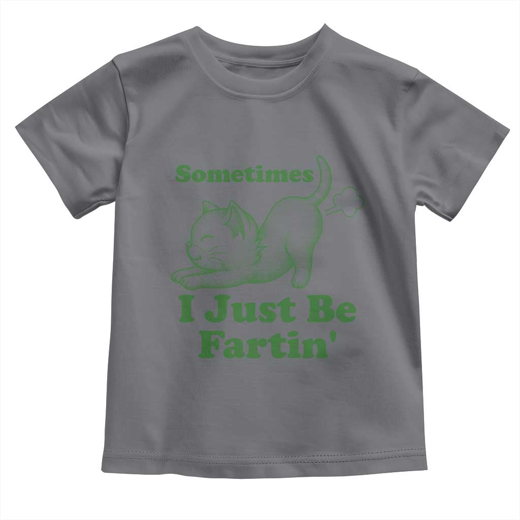 Funny Cat Sometimes I Just Be Fartin Toddler T Shirt Pet Lover