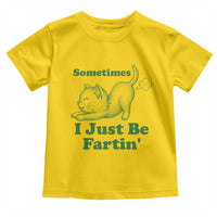 Funny Cat Sometimes I Just Be Fartin Toddler T Shirt Pet Lover