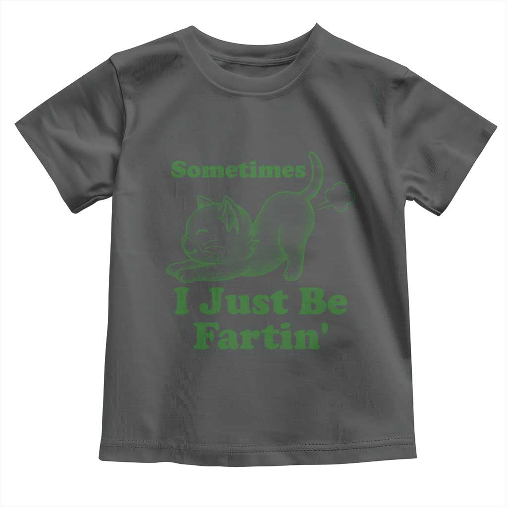 Funny Cat Sometimes I Just Be Fartin Toddler T Shirt Pet Lover