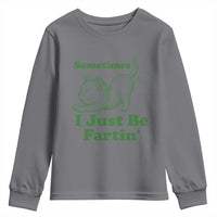 Funny Cat Sometimes I Just Be Fartin Youth Sweatshirt Pet Lover