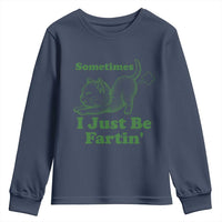 Funny Cat Sometimes I Just Be Fartin Youth Sweatshirt Pet Lover