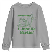 Funny Cat Sometimes I Just Be Fartin Youth Sweatshirt Pet Lover