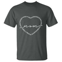 Mothers Day Mom Quotes T Shirt Heart Shape Loving Typography Gift