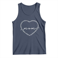 Mothers Day Mom Quotes Tank Top Heart Shape Loving Typography Gift