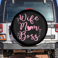 Funny Wife Mom Boss Spare Tire Cover Girly Pink Bows Mothers Day Gift