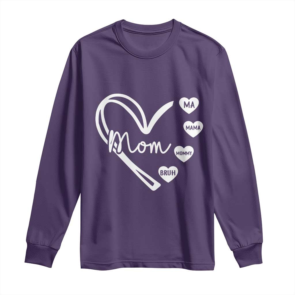 Mama Mommy Mom Bruh Long Sleeve Shirt Mothers Day Humor Gift