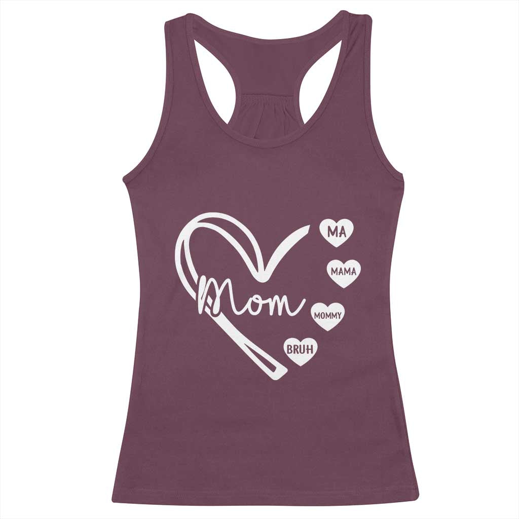 Mama Mommy Mom Bruh Racerback Tank Top Mothers Day Humor Gift