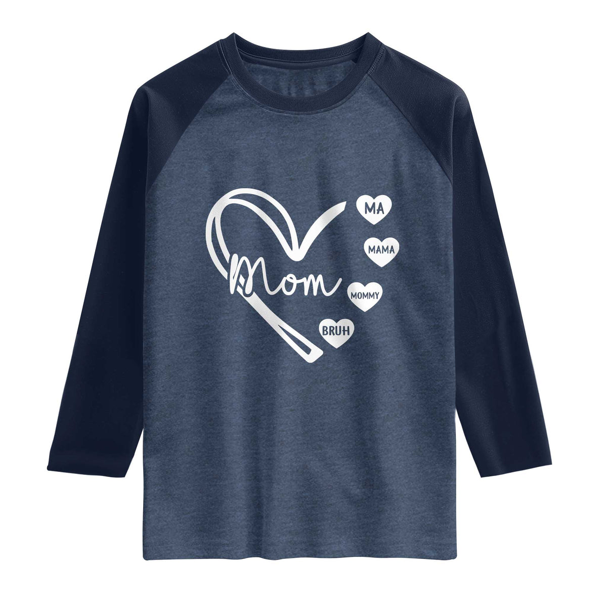 Mama Mommy Mom Bruh Raglan Shirt Mothers Day Humor Gift