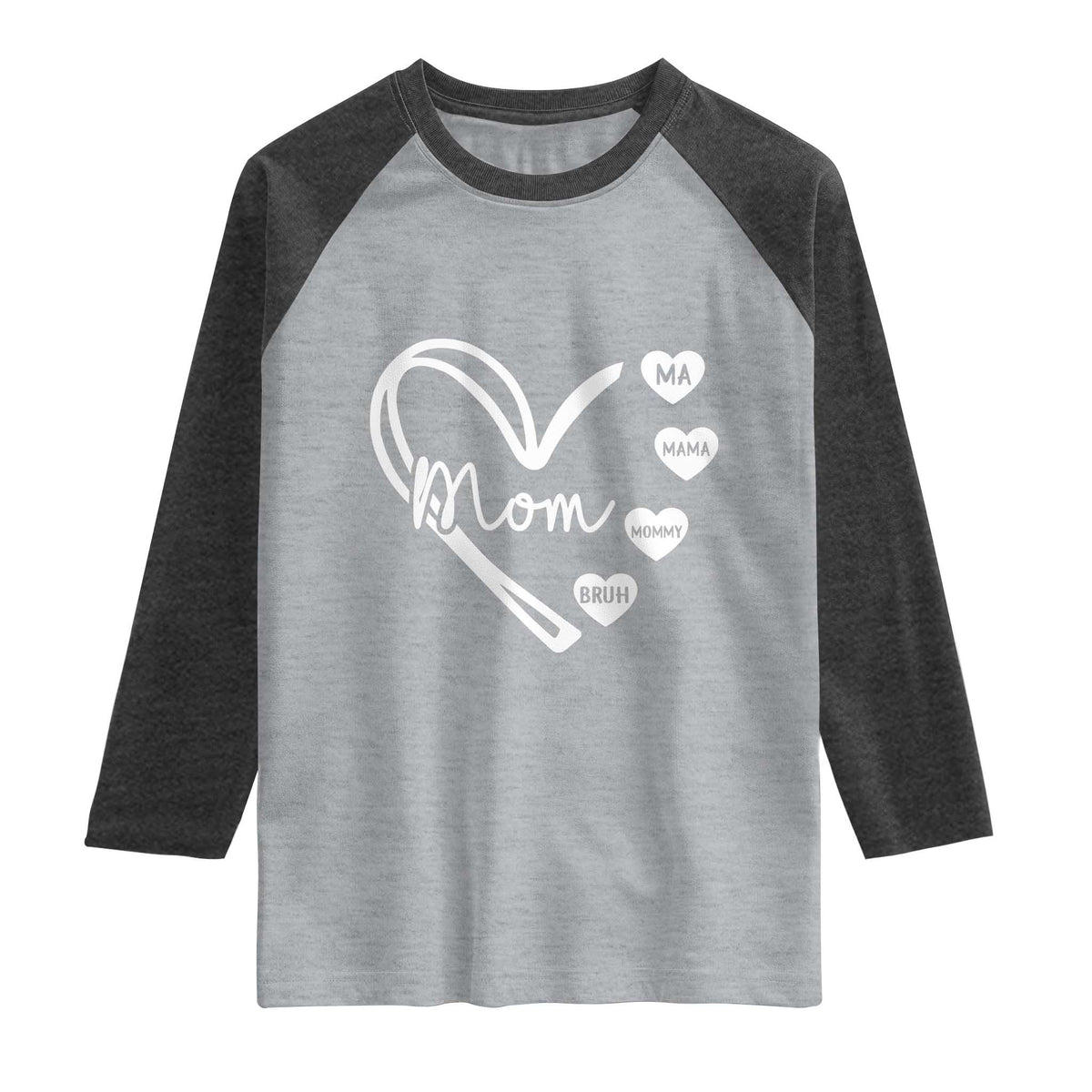 Mama Mommy Mom Bruh Raglan Shirt Mothers Day Humor Gift