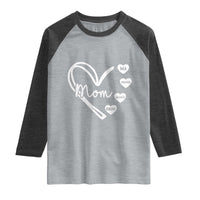 Mama Mommy Mom Bruh Raglan Shirt Mothers Day Humor Gift