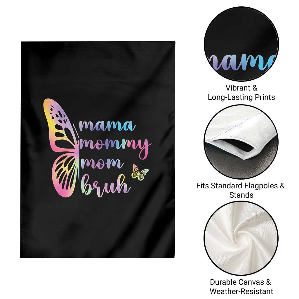 Funny Mom Saying Gift Garden Flag Mama Mommy Mom Bruh