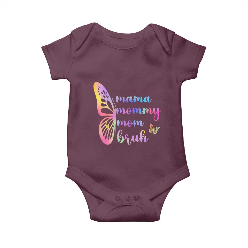 Funny Mom Saying Gift Baby Onesie Mama Mommy Mom Bruh