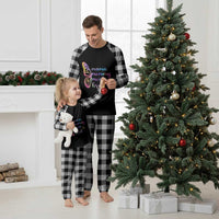 Funny Mom Saying Gift Plaid Pajama Set Mama Mommy Mom Bruh