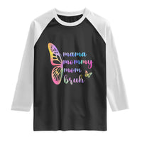 Funny Mom Saying Gift Raglan Shirt Mama Mommy Mom Bruh